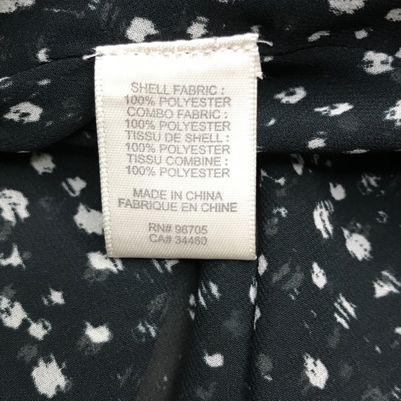 Rebecca Taylor Spotted Dotted Sheer Blouse Top - Picture 3 of 6